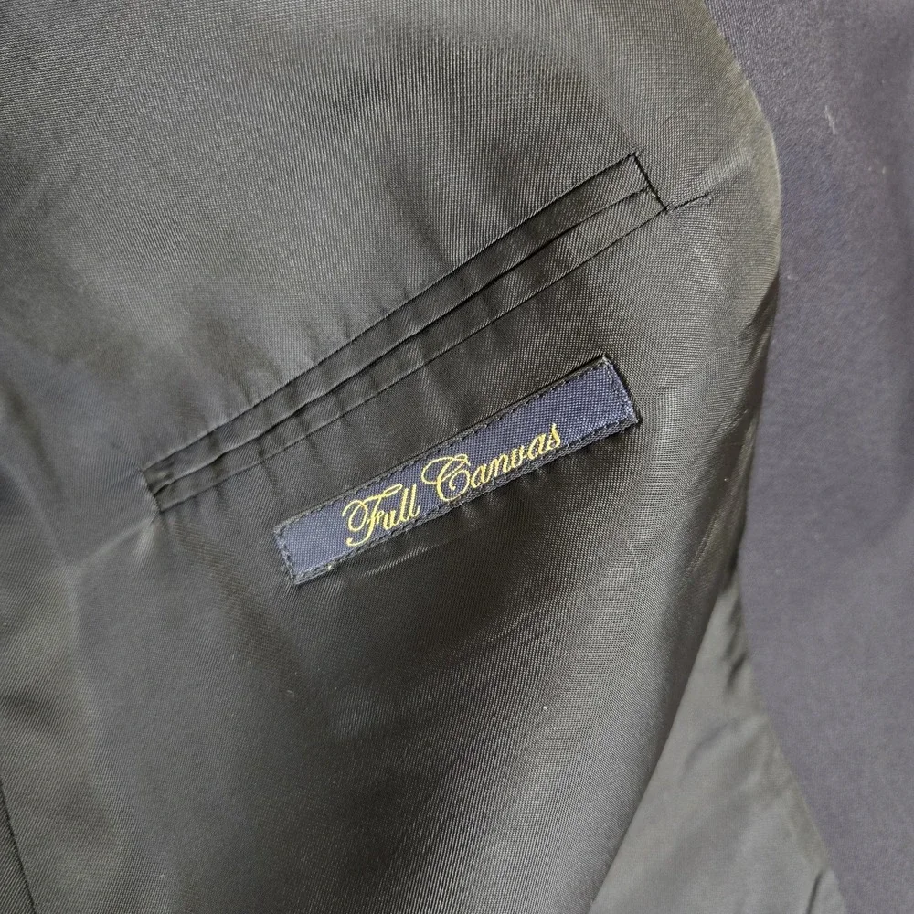 Brooks Brothers Suit Mens 44L 35x35 Golden Fleece‎ Madison Vitale Full Canvas